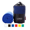 Micro fiber Sports Towel In A Mesh Bag